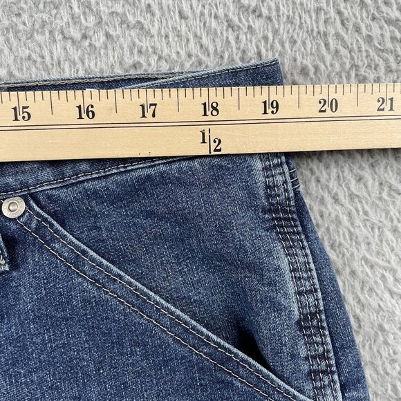 Wrangler Carpenter Jeans Mens 38x30 Straight Leg 94LSWDV Denim - Picture 4 of 7